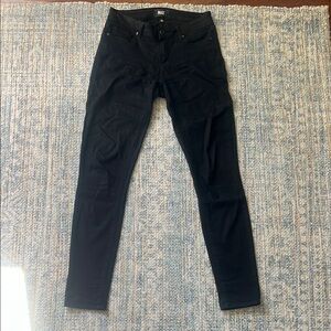 Paige Jet Black Denim Pants